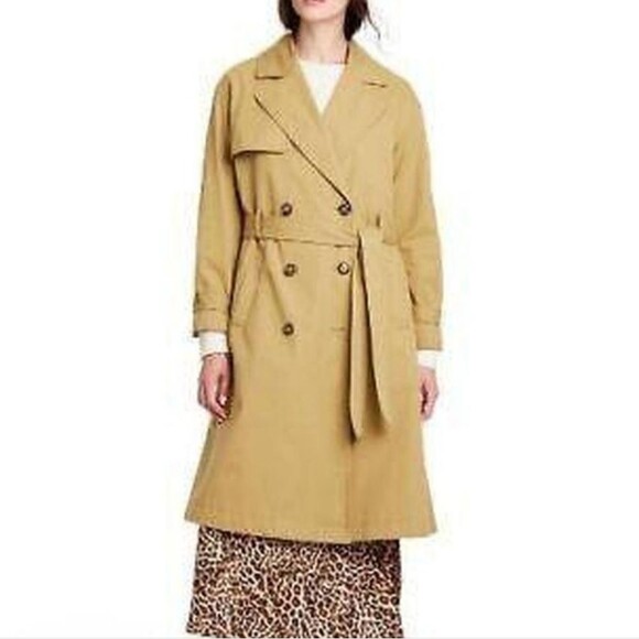 Nili Lotan x Targe Pleated Back Trench Coat Size XS - Picture 1 of 9